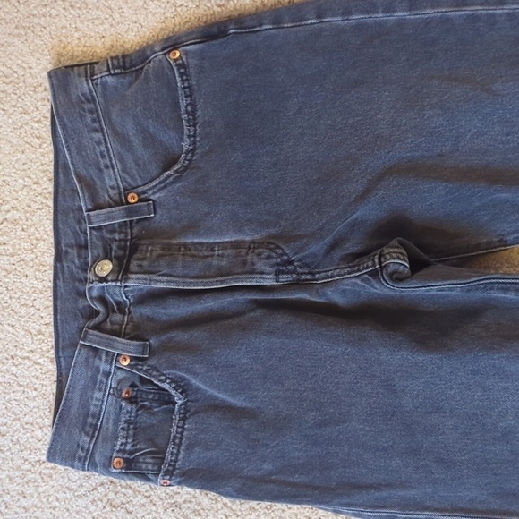 Levi Strauss Black 501 Black Button Fly Jeans - Picture 3 of 8